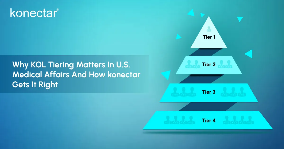 Why KOL Tiering Matters in U.S. Medical Affairs and How konectar Gets It Right